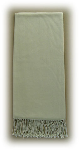 27x80 Ivory White Pashmina